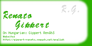 renato gippert business card
