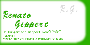 renato gippert business card